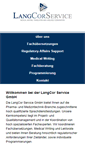 Mobile Screenshot of langcor.de
